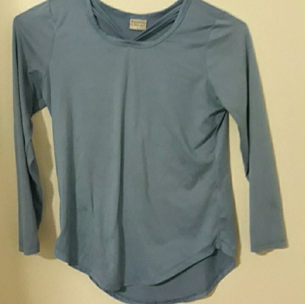 Blue long sleeve shirt